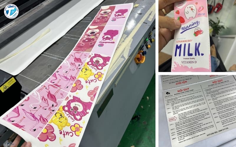 In UV trên chất liệu simili
